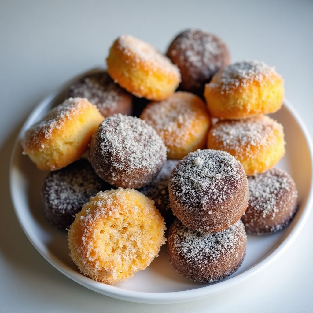 Colorful display of Lamingtons and Anzac Biscuits